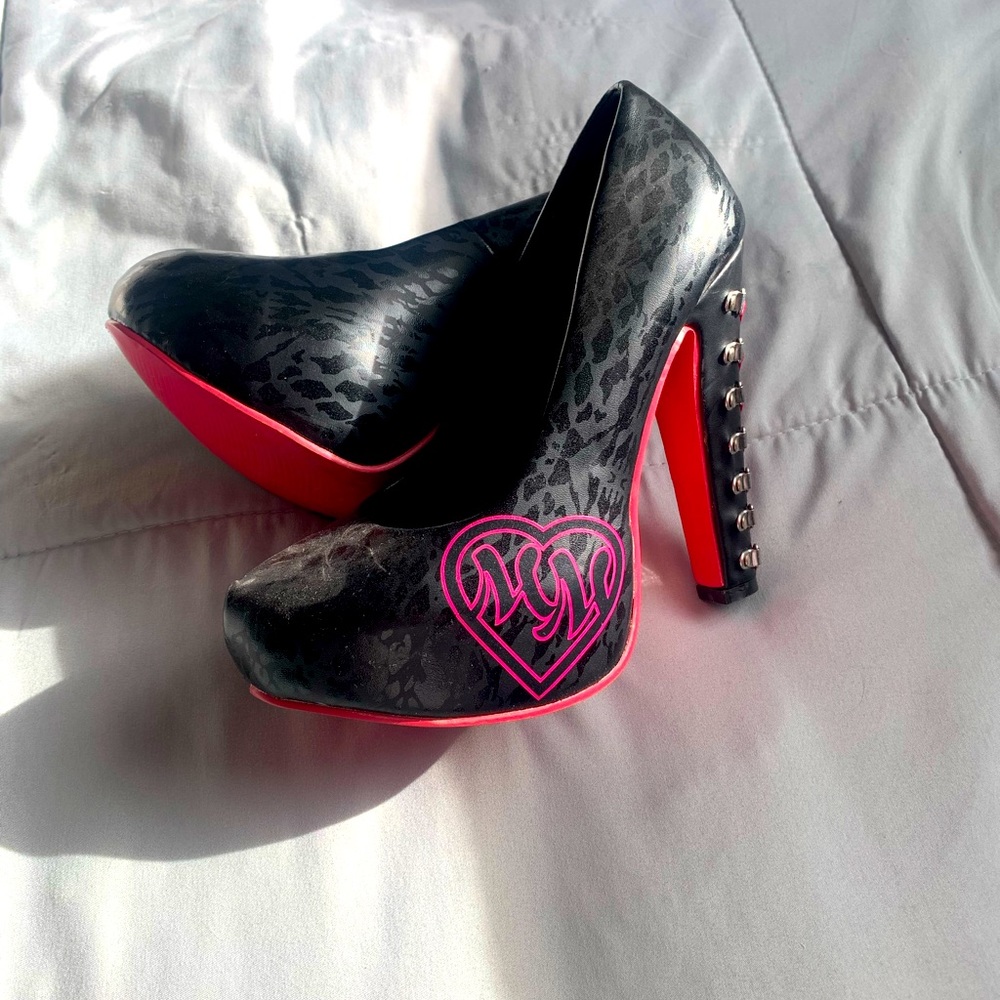 Metal mulisha high heels